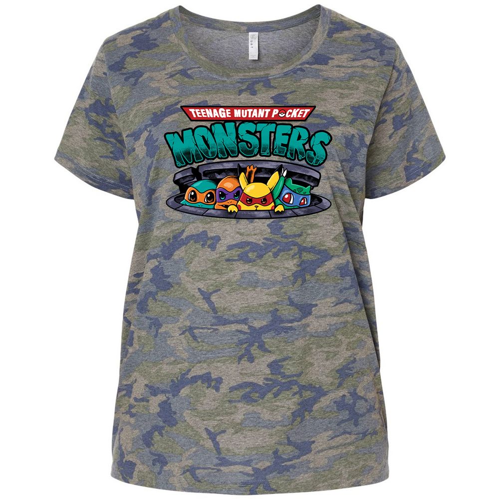 Ladies Curvy Jersey - 5Z72GRTS - Vintage Camo - 5