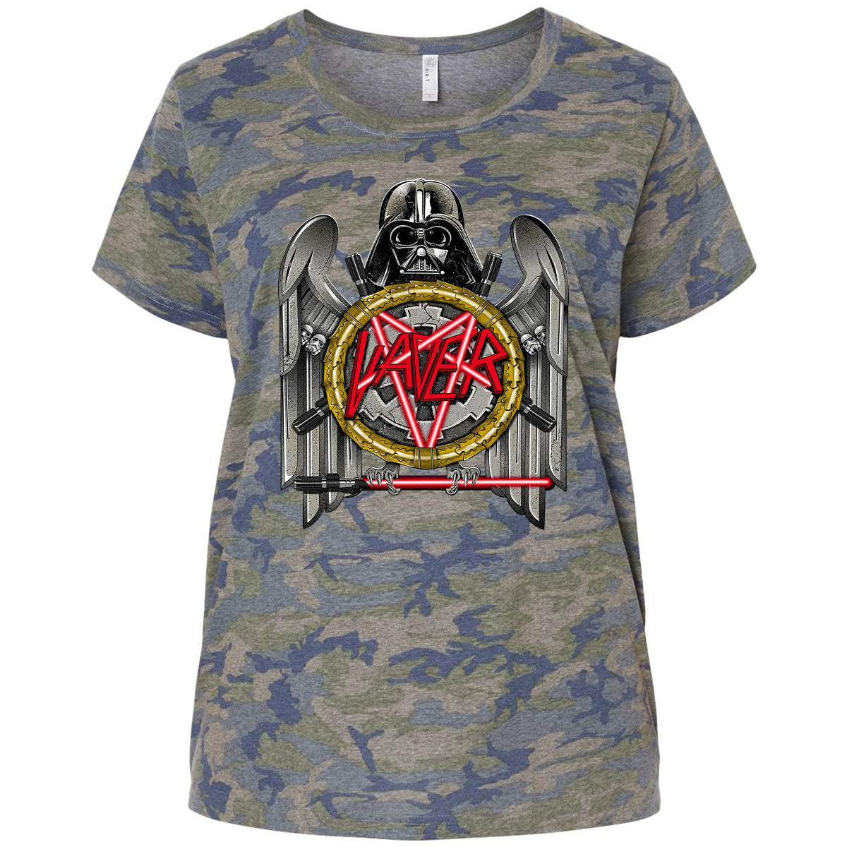 Ladies Curvy Jersey - GUCWNAB4 - Vintage Camo - 5