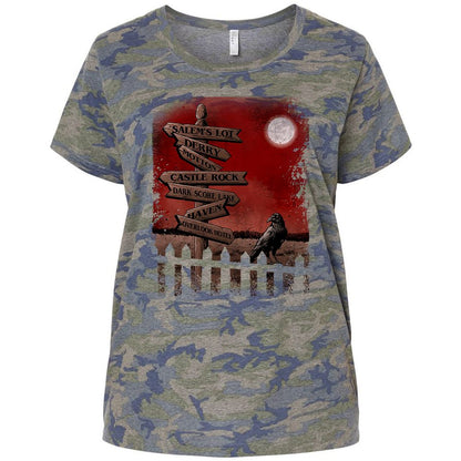Ladies Curvy Jersey - N39MYGDF - Vintage Camo - 5