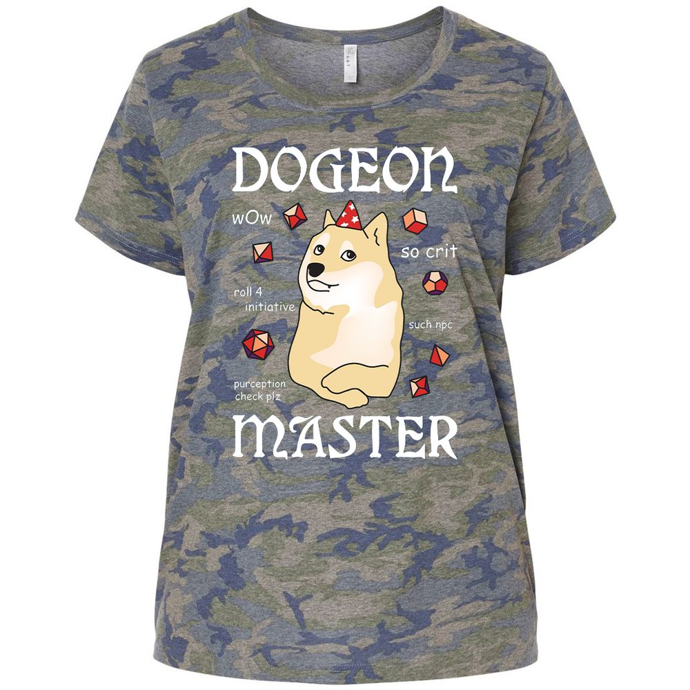 Ladies Curvy Jersey - BF1J4V67 - Vintage Camo - 5