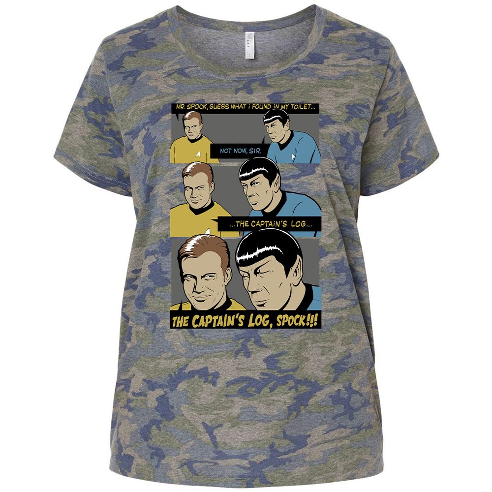 Ladies Curvy Jersey - PQ21G223 - Vintage Camo - 5