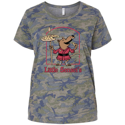 Ladies Curvy Jersey - FQHKDYDQ - Vintage Camo - 5