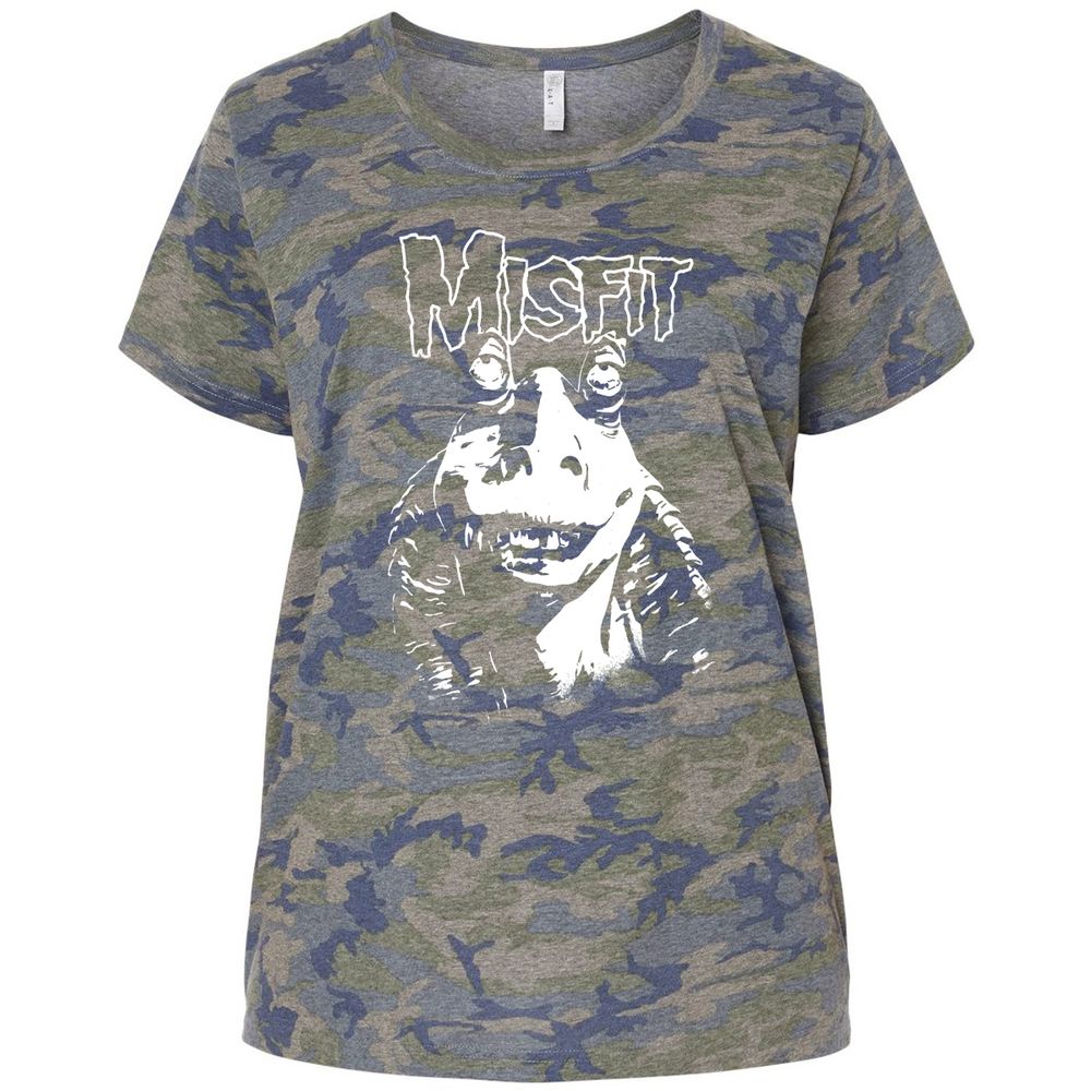 Ladies Curvy Jersey - JBBZDVL5 - Vintage Camo - 5