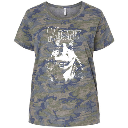 Ladies Curvy Jersey - JBBZDVL5 - Vintage Camo - 5