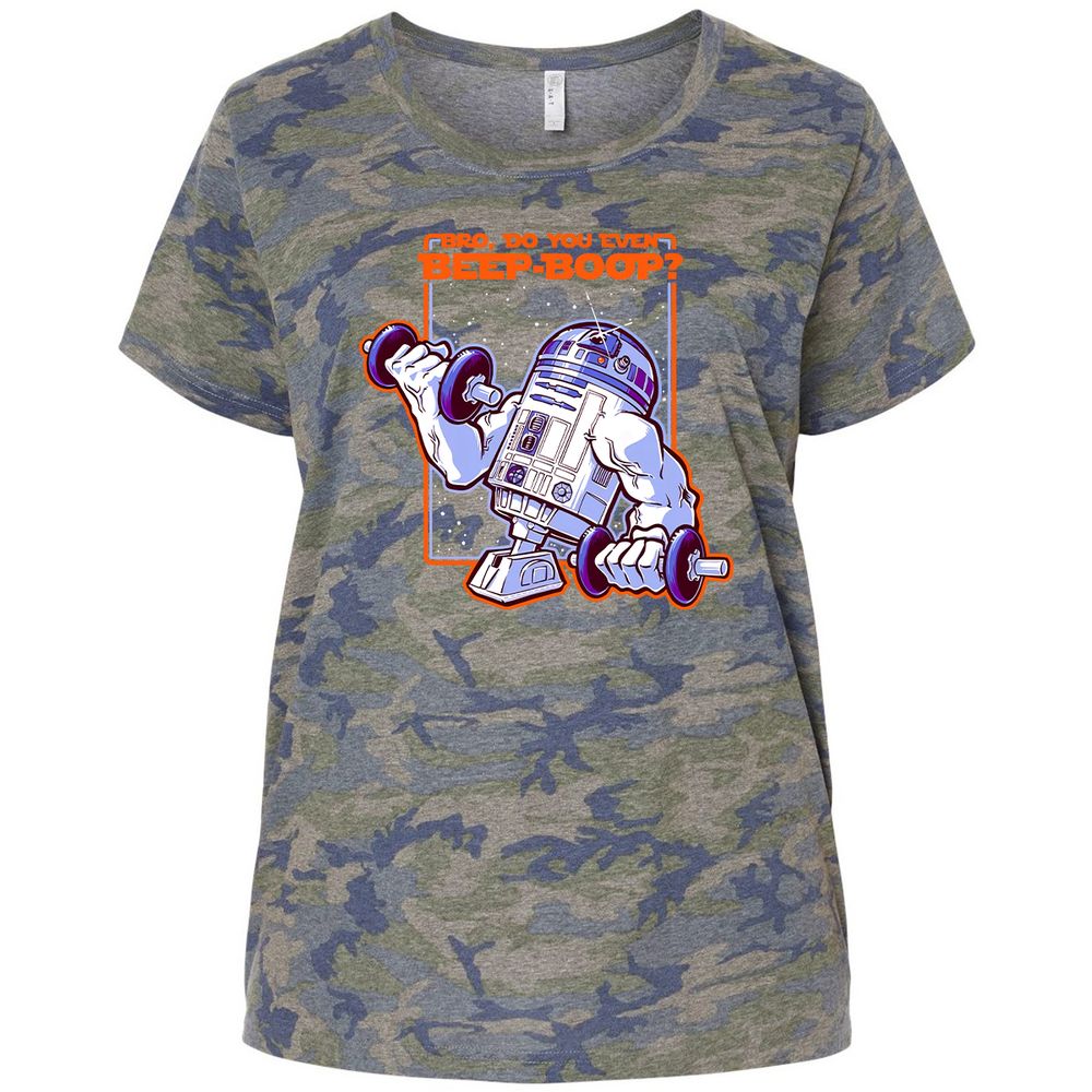 Ladies Curvy Jersey - PNYLBPNC - Vintage Camo - 5