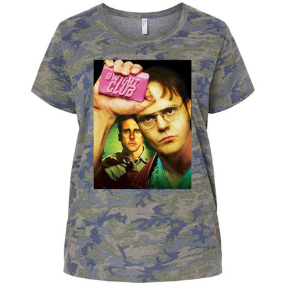 Ladies Curvy Jersey - 3QHYGT77 - Vintage Camo - 5