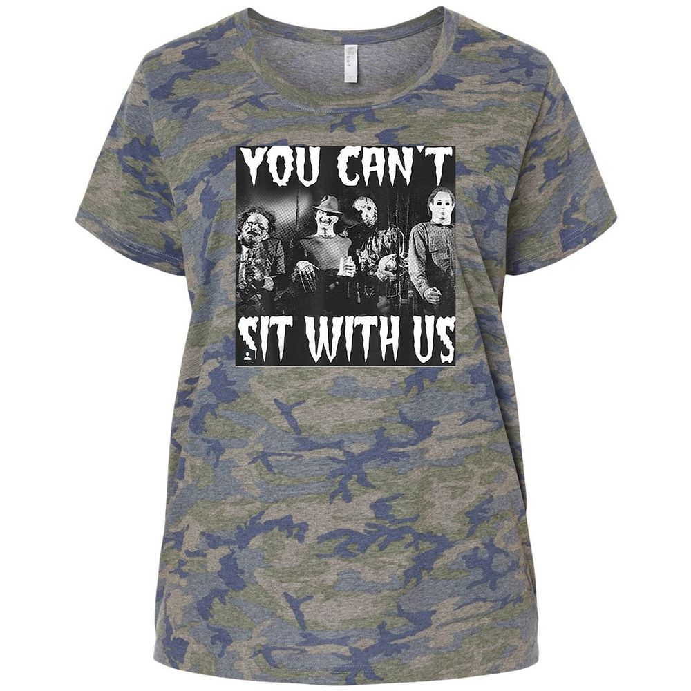 Ladies Curvy Jersey - U73TETE8 - Vintage Camo - 5