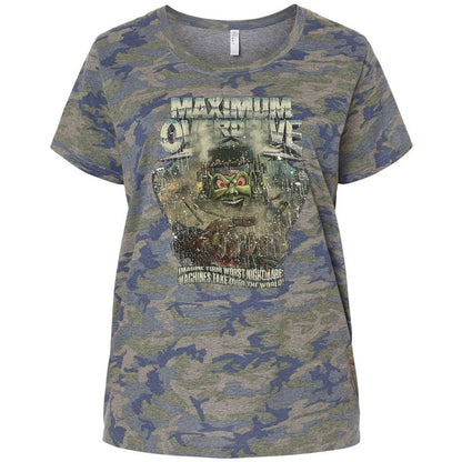 Ladies Curvy Jersey - FHBVU66F - Vintage Camo - 5