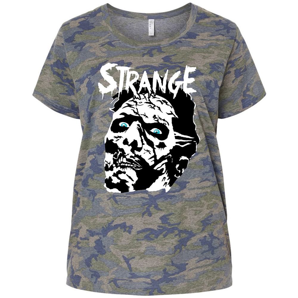 Ladies Curvy Jersey - UF2CW9DN - Vintage Camo - 5