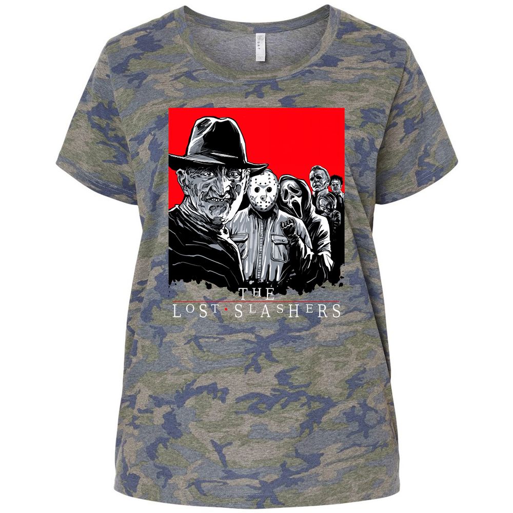 Ladies Curvy Jersey - AV9UXX5B - Vintage Camo - 5