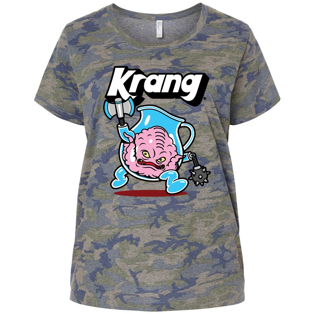 Ladies Curvy Jersey - T51XU6S2 - Vintage Camo - 5