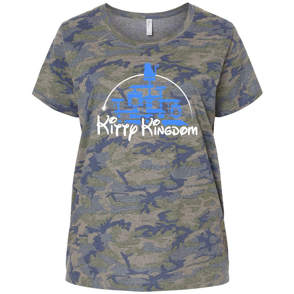 Ladies Curvy Jersey - 7U3C3PRK - Vintage Camo - 5