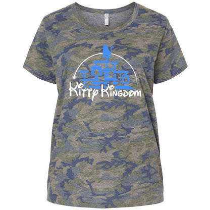 Ladies Curvy Jersey - 7U3C3PRK - Vintage Camo - 5