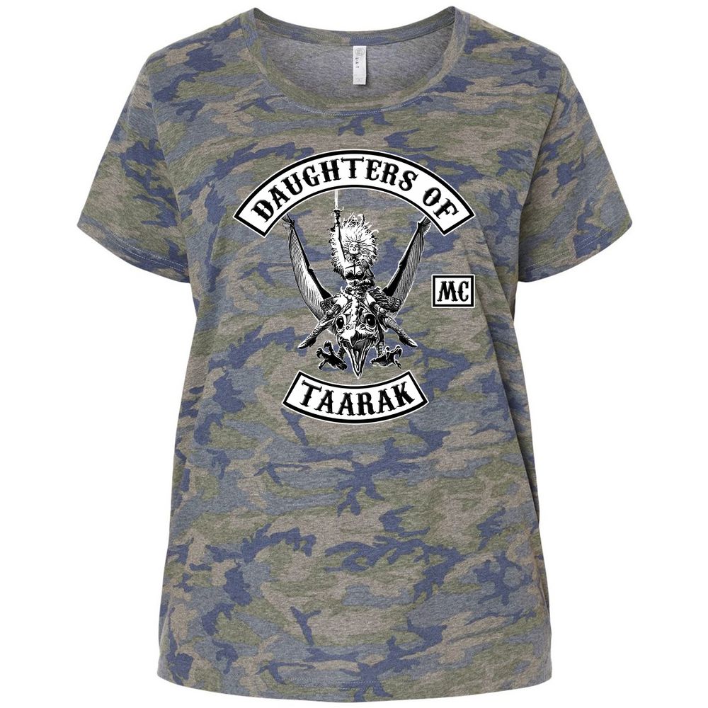 Ladies Curvy Jersey - H1A3ER7Z - Vintage Camo - 5