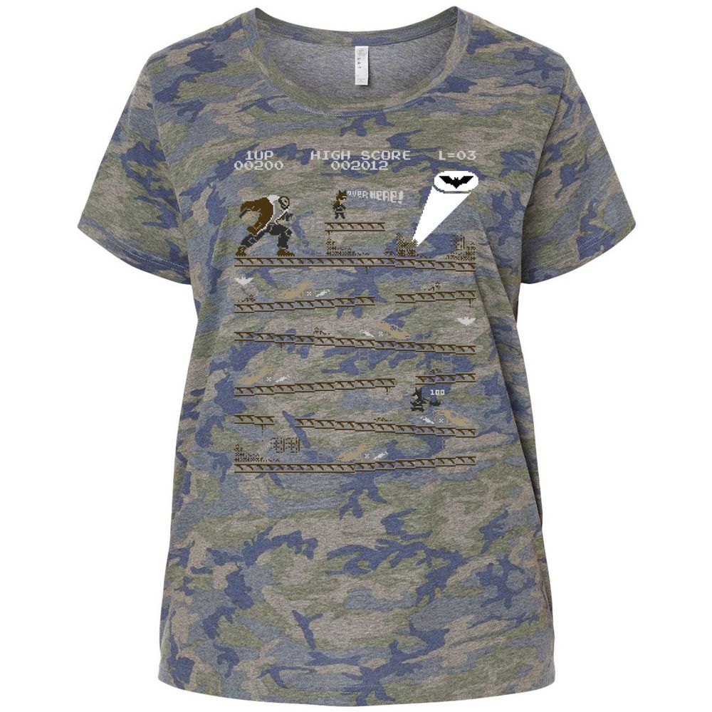 Ladies Curvy Jersey - YWWLQHVG - Vintage Camo - 5
