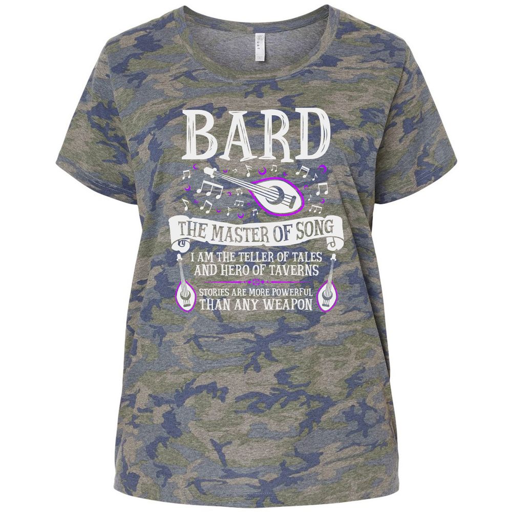 Ladies Curvy Jersey - V61EKGH9 - Vintage Camo - 5