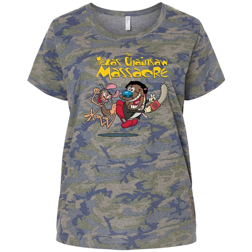 Ladies Curvy Jersey - P2UWQ5HF - Vintage Camo - 5