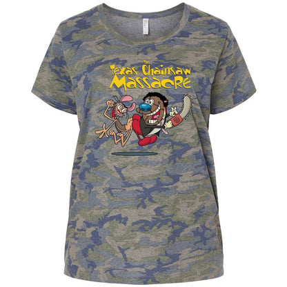 Ladies Curvy Jersey - P2UWQ5HF - Vintage Camo - 5