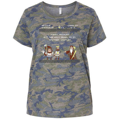 Ladies Curvy Jersey - 74FB5ZTQ - Vintage Camo - 5