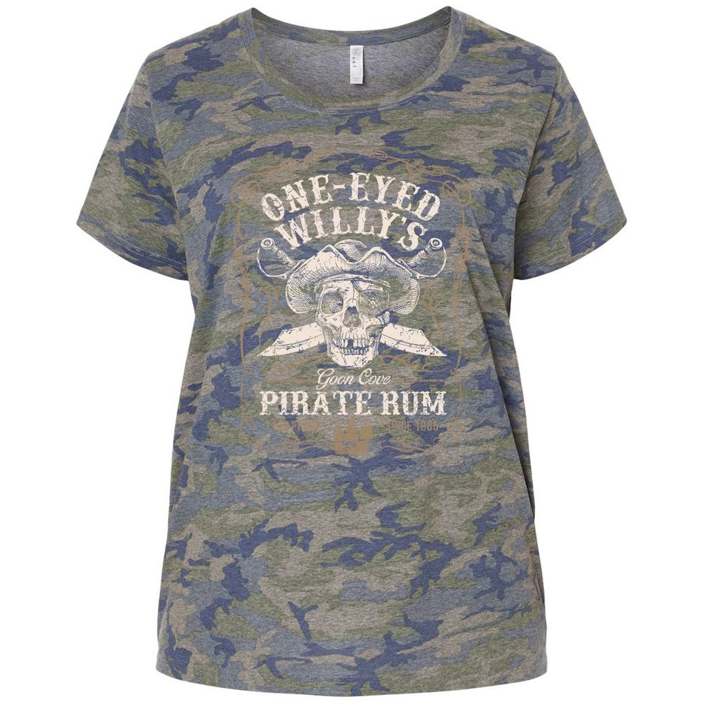 Ladies Curvy Jersey - EVERPFJW - Vintage Camo - 5