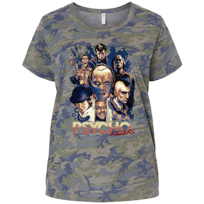 Ladies Curvy Jersey - CQGKN9QL - Vintage Camo - 5