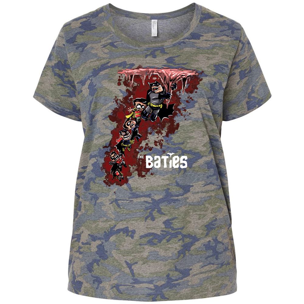 Ladies Curvy Jersey - XFMYHSNS - Vintage Camo - 5