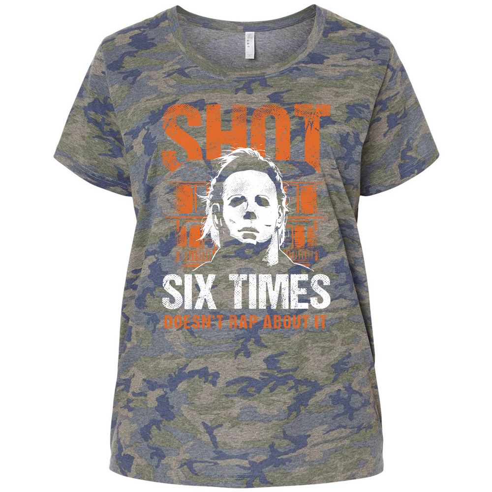 Ladies Curvy Jersey - ZNDUA4WU - Vintage Camo - 5