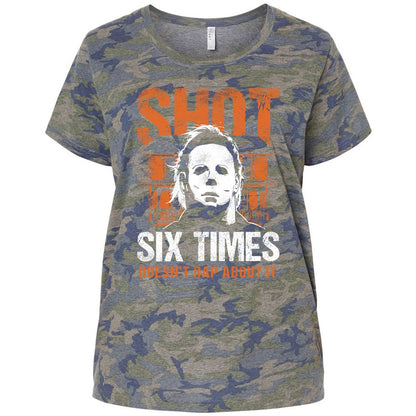 Ladies Curvy Jersey - ZNDUA4WU - Vintage Camo - 5