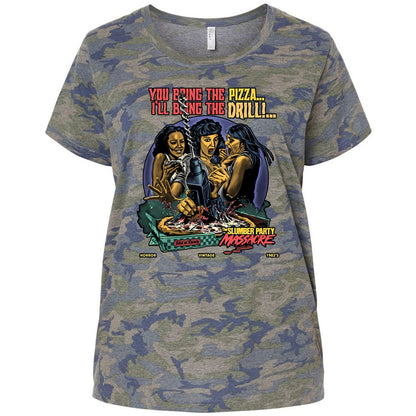 Ladies Curvy Jersey - ZN7KTQ32 - Vintage Camo - 5