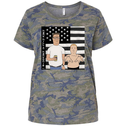 Ladies Curvy Jersey - ZNHCZSK5 - Vintage Camo - 5