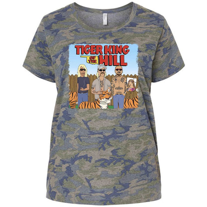 Ladies Curvy Jersey - WULHBAVB - Vintage Camo - 5