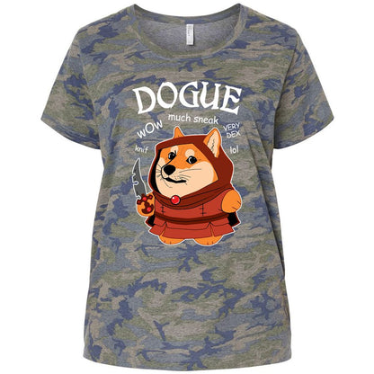 Ladies Curvy Jersey - 8E278WHD - Vintage Camo - 5