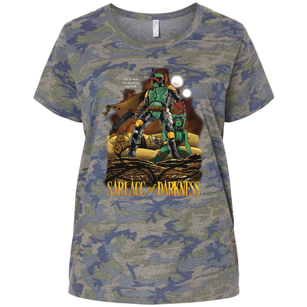 Ladies Curvy Jersey - MJ6SX9LY - Vintage Camo - 5