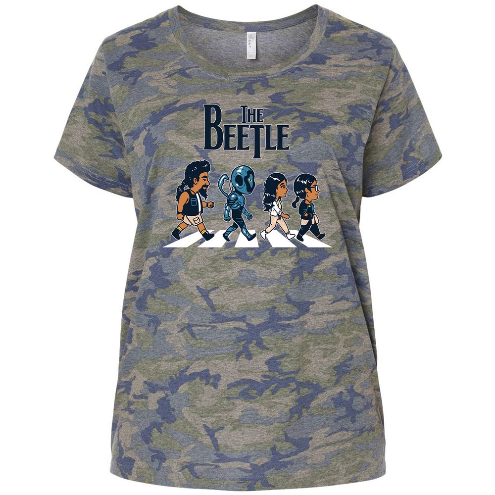 Ladies Curvy Jersey - PVPVBLLF - Vintage Camo - 5