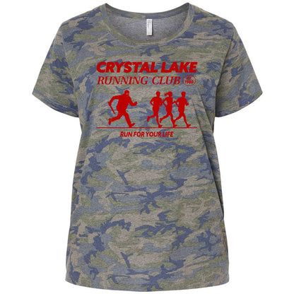 Ladies Curvy Jersey - 8WMSXQSW - Vintage Camo - 5