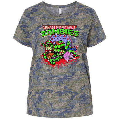 Ladies Curvy Jersey - G95TRXPX - Vintage Camo - 5