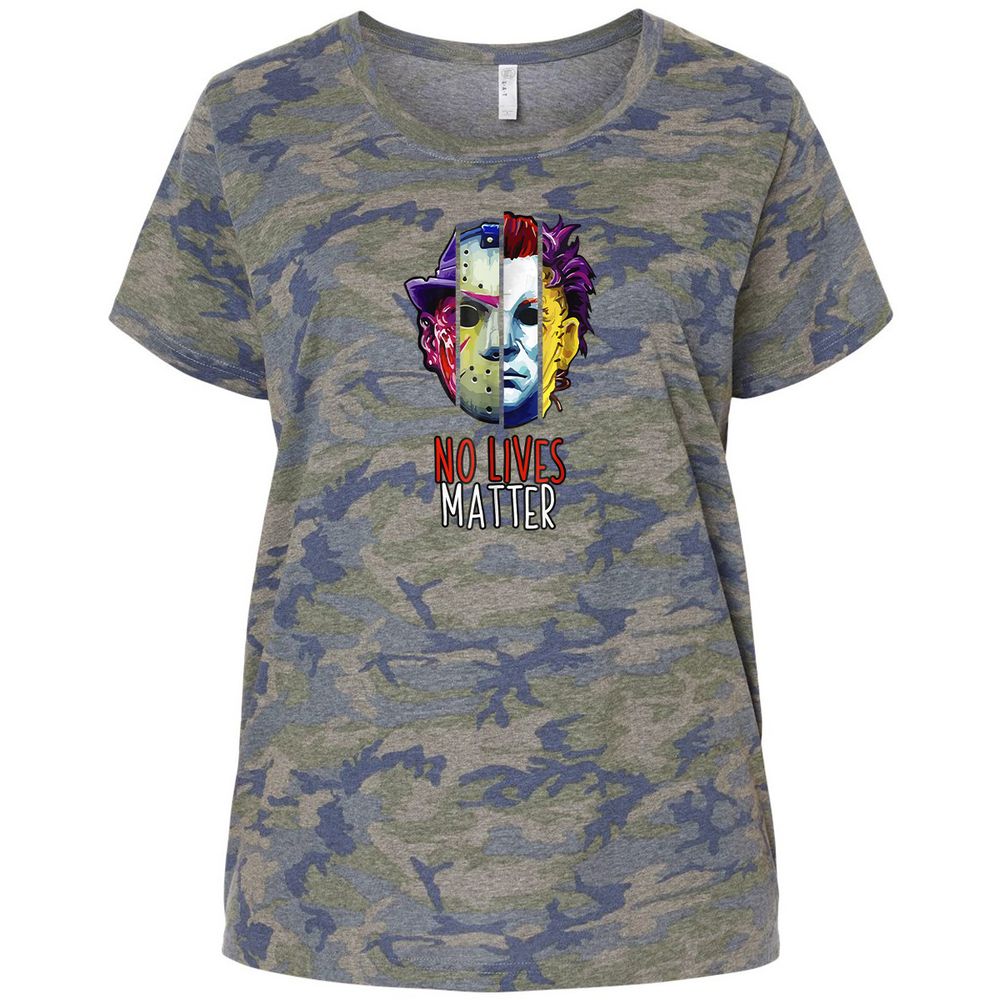 Ladies Curvy Jersey - MLVW38TJ - Vintage Camo - 5