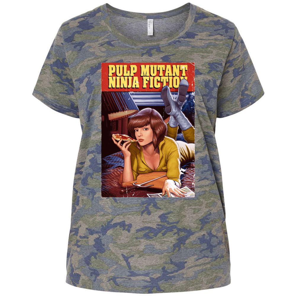 Ladies Curvy Jersey - J5J824FV - Vintage Camo - 5