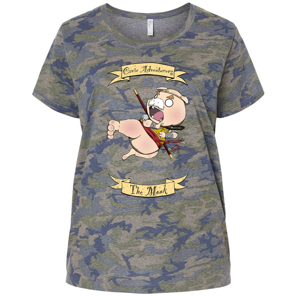 Ladies Curvy Jersey - 4XNEHWG6 - Vintage Camo - 5