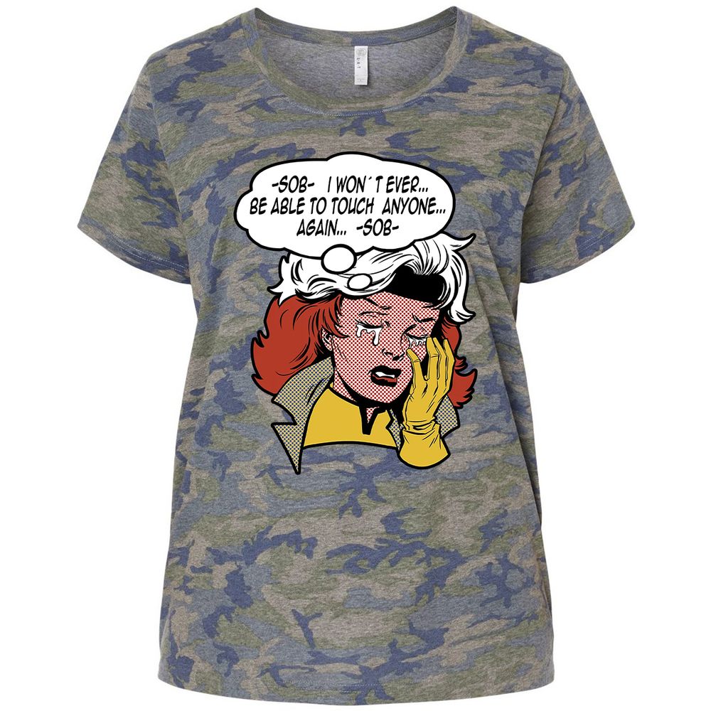 Ladies Curvy Jersey - XD7FXU15 - Vintage Camo - 5