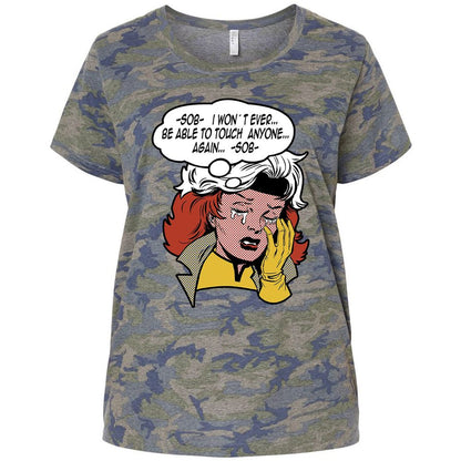 Ladies Curvy Jersey - XD7FXU15 - Vintage Camo - 5