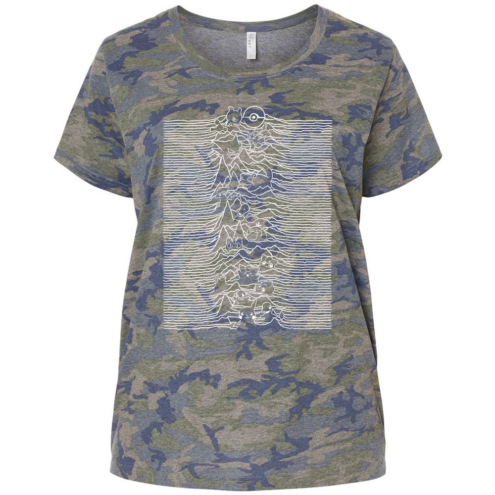 Ladies Curvy Jersey - GEQE73Y9 - Vintage Camo - 5