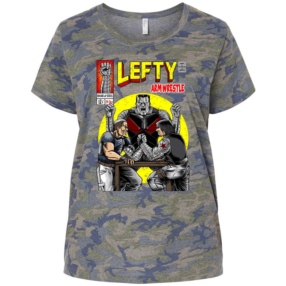 Ladies Curvy Jersey - 7EWESBY4 - Vintage Camo - 5