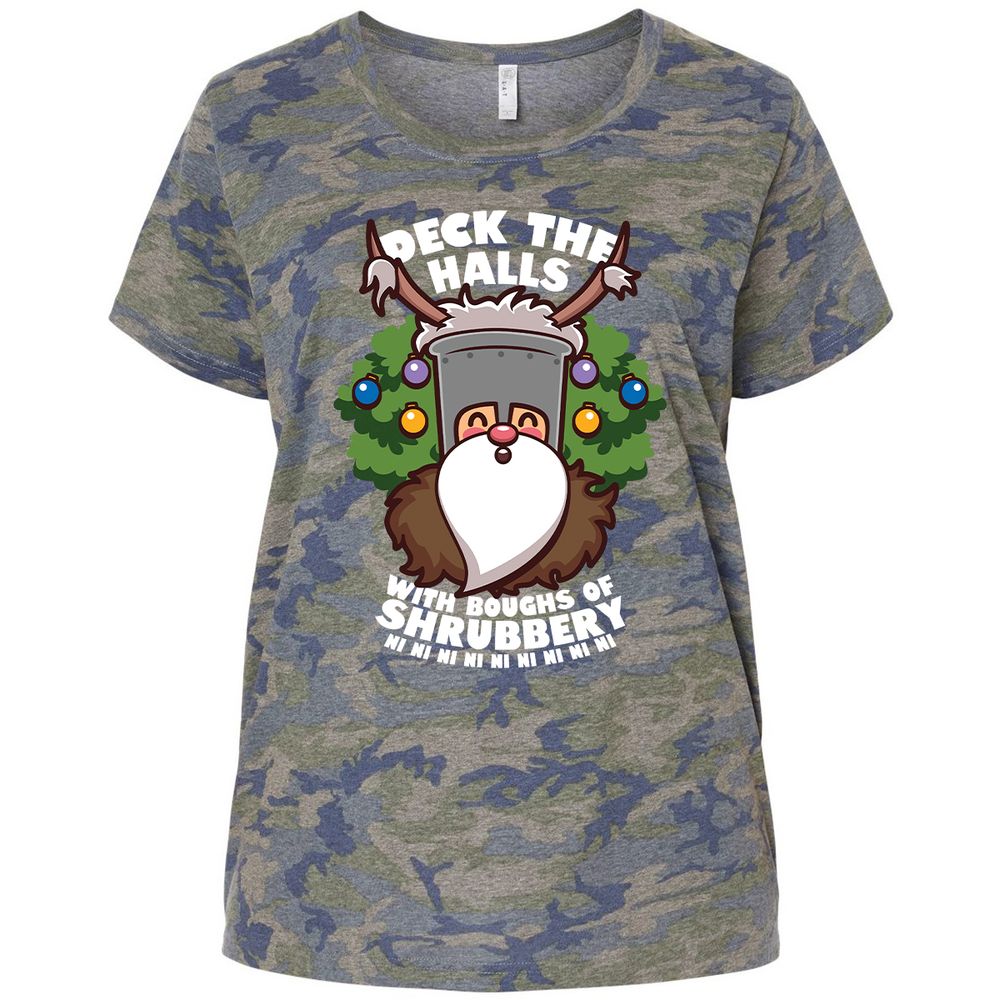 Ladies Curvy Jersey - 353DYJ2V - Vintage Camo - 5