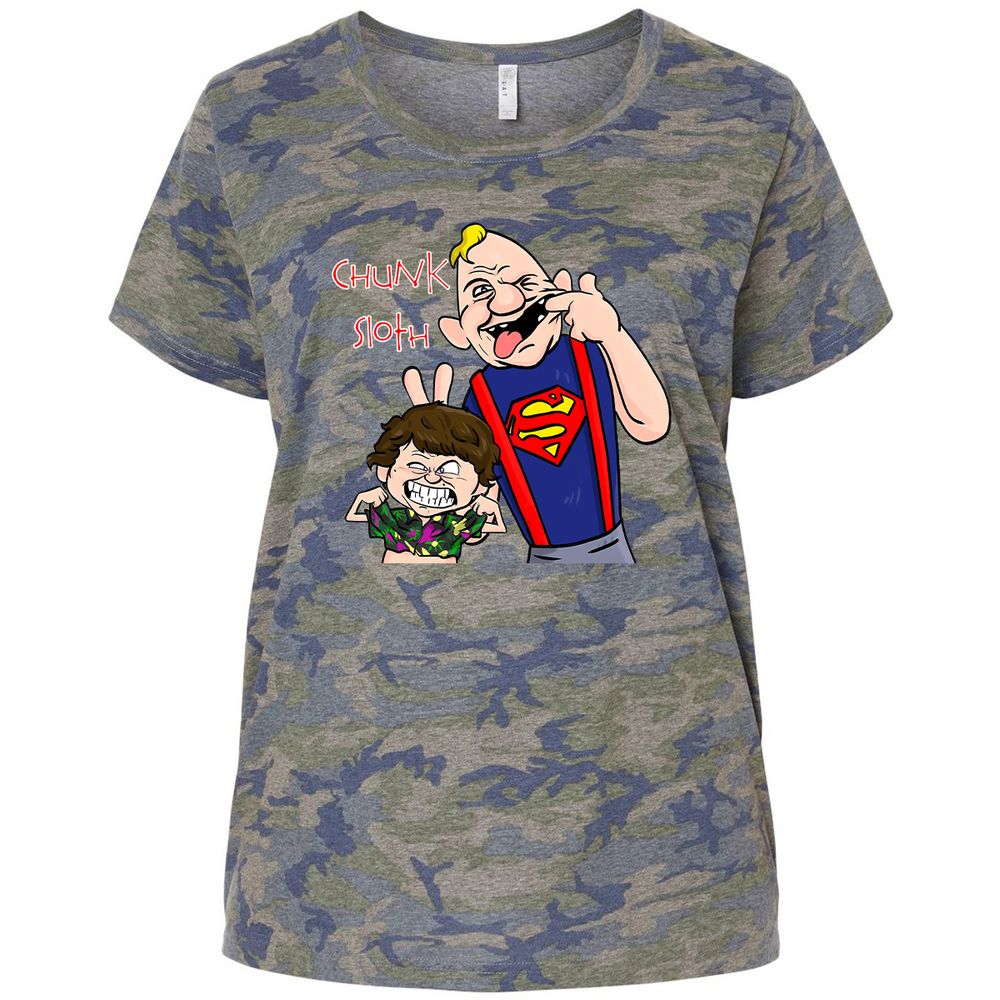 Ladies Curvy Jersey - XF32D3AX - Vintage Camo - 5