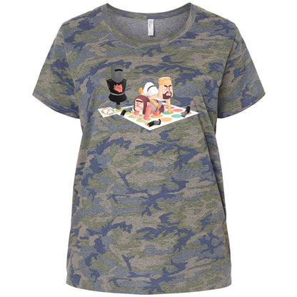 Ladies Curvy Jersey - R3GXRF46 - Vintage Camo - 5