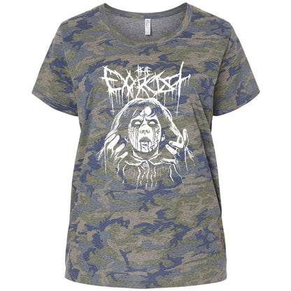 Ladies Curvy Jersey - BLA6HZGQ - Vintage Camo - 5