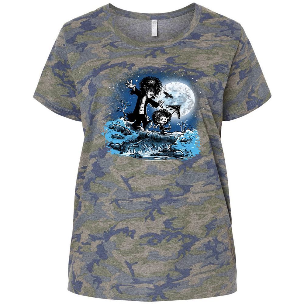 Ladies Curvy Jersey - 8M5FXSTL - Vintage Camo - 5