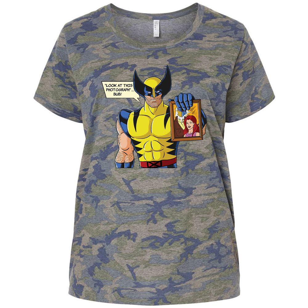 Ladies Curvy Jersey - Y5NTSK35 - Vintage Camo - 5