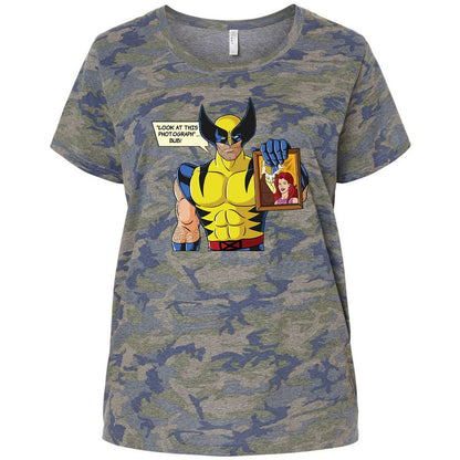 Ladies Curvy Jersey - Y5NTSK35 - Vintage Camo - 5